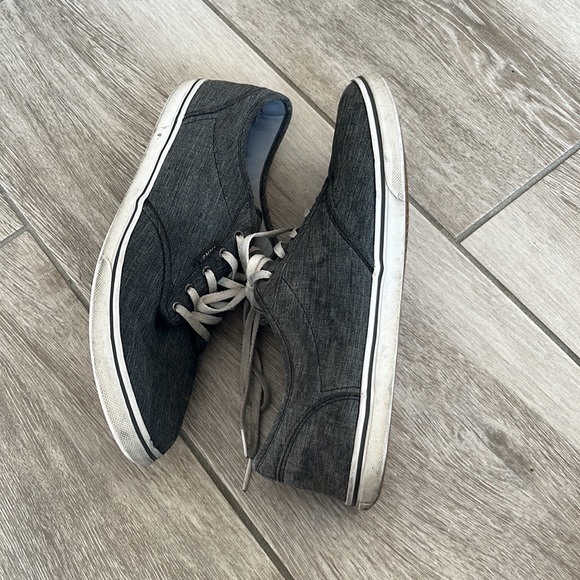 Gray Low Top Vans - Picture 5 of 6